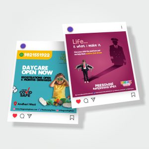 Instagram and Facebook posts designed by Prodigious Design Studio. #bestgraphicdesigncompany #graphicdesignerforschool #schoolflyerdesigning #schoolflyers #schoolbrochure #graphicdesignernearme #graphicdesigncompanynearme #portfolio #instagramposts #facebookposts