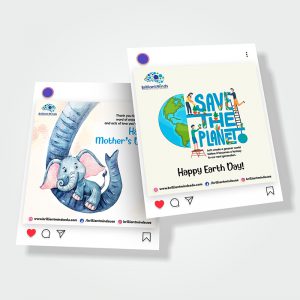 Instagram and Facebook posts designed by Prodigious Design Studio. #bestgraphicdesigncompany #graphicdesignerforschool #schoolflyerdesigning #schoolflyers #schoolbrochure #graphicdesignernearme #graphicdesigncompanynearme #portfolio #instagramposts #facebookposts