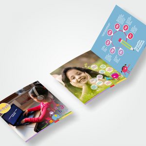 School brochure designed for Kosh Preschool by Prodigious Design Studio. #bestgraphicdesigncompany #graphicdesignerforschool #schoolflyerdesigning #schoolflyers #schoolbrochure #graphicdesignernearme #graphicdesigncompanynearme #portfolio #instagramposts #facebookposts