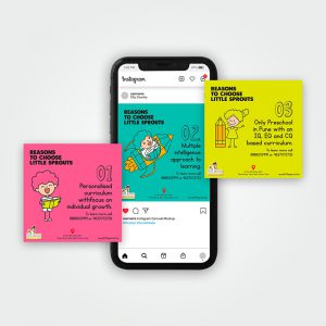 Instagram and Facebook posts designed by Prodigious Design Studio. #bestgraphicdesigncompany #graphicdesignerforschool #schoolflyerdesigning #schoolflyers #schoolbrochure #graphicdesignernearme #graphicdesigncompanynearme #portfolio #instagramposts #facebookposts