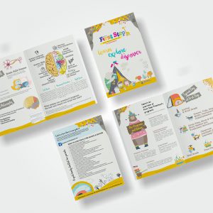 School brochure designed for Discover First Step Preschool by Prodigious Design Studio. #bestgraphicdesigncompany #graphicdesignerforschool #schoolflyerdesigning #schoolflyers #schoolbrochure #graphicdesignernearme #graphicdesigncompanynearme #portfolio #instagramposts #facebookposts
