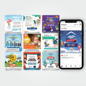 Instagram and facebook posts designed by Prodigious Design Studio. #bestgraphicdesigncompany #graphicdesignerforschool #schoolflyerdesigning #schoolflyers #schoolbrochure #graphicdesignernearme #graphicdesigncompanynearme #portfolio #instagramposts #facebookposts