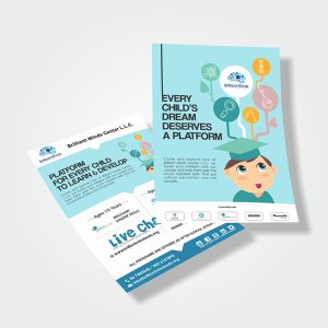 School flyers designed for Brilliant Minds Centre by Prodigious Design Studio. #bestgraphicdesigncompany #graphicdesignerforschool #schoolflyerdesigning #schoolflyers #schoolbrochure #graphicdesignernearme #graphicdesigncompanynearme #portfolio #instagramposts #facebookposts
