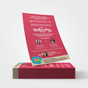 Mother's Day Event Invitation designed for Podar Jumbo Kids by Prodigious Design Studio. #bestgraphicdesigncompany #graphicdesignerforschool #schoolflyerdesigning #schoolflyers #schoolbrochure #graphicdesignernearme #graphicdesigncompanynearme #portfolio #instagramposts #facebookposts #invitedesign